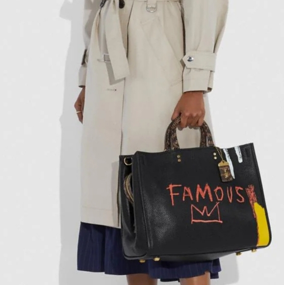 Coach X Jean-Michel Basquiat Rogue 39 With Snakeskin Detail Style 6884 N… - Picture 4 of 7